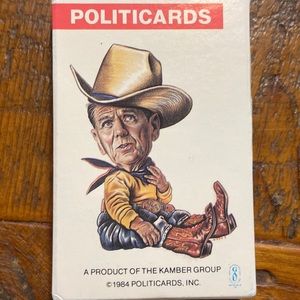 1984 Politicards - bridge size made in USA - cards still sealed